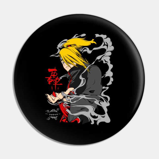 Deidara Cool Art - Naruto Anime Pin by Otaku Vibes