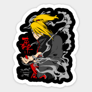 Deidara Cool Art - Naruto Anime Sticker