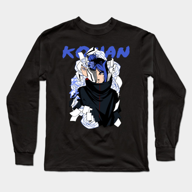 Konan From the Akatsuki - Naruto Anime Long Sleeve T-Shirt by Otaku Vibes