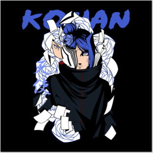 Konan From the Akatsuki - Naruto Anime Posters and Art
