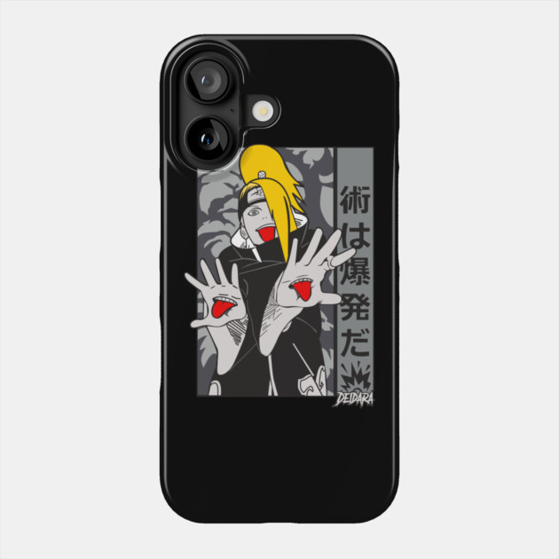 Deidara Cool Art - Naruto Phone Case by Otaku Vibes
