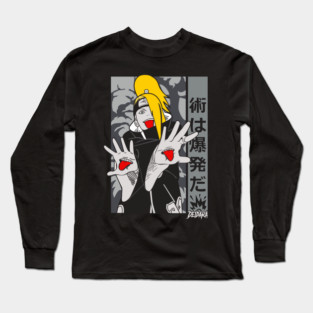 Deidara Cool Art - Naruto Long Sleeve T-Shirt
