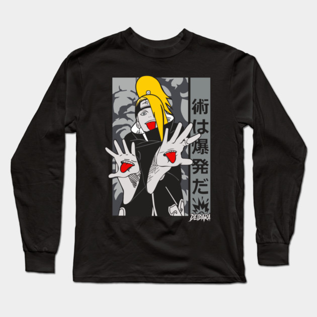 Deidara Cool Art - Naruto Long Sleeve T-Shirt by Otaku Vibes