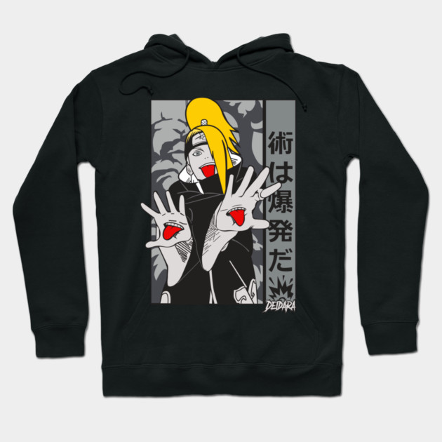 Deidara Cool Art - Naruto Hoodie by Otaku Vibes
