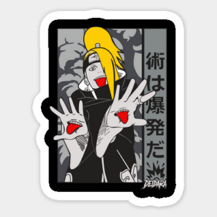 Deidara Cool Art - Naruto Magnet
