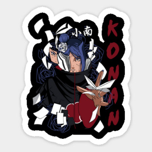 Konan Cool Art - Naruto Anime Sticker