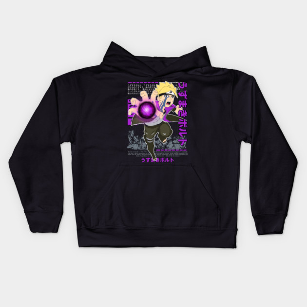 Boruto Uzumaki Rasengan Strike Kids Hoodie by Otaku Vibes