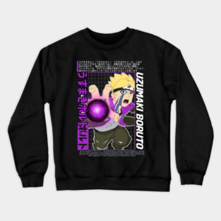 Boruto Uzumaki Rasengan - Cool Art Crewneck Sweatshirt