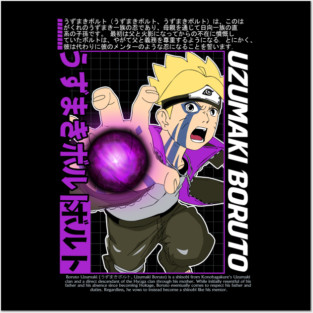 Boruto Uzumaki Rasengan - Cool Art Posters and Art