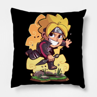 Chibi Boruto Uzumaki - Cool Art Pillow