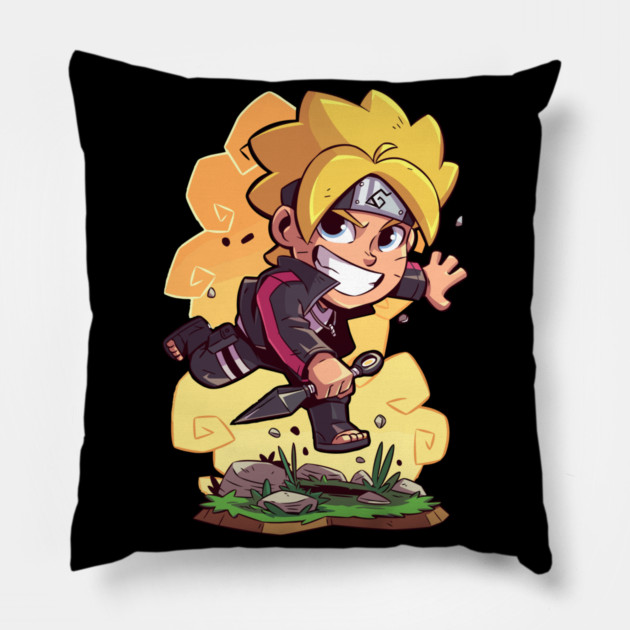 Chibi Boruto Uzumaki - Cool Art Pillow by Otaku Vibes