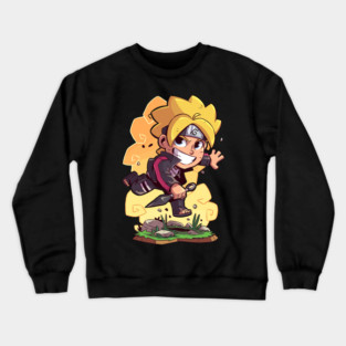 Chibi Boruto Uzumaki - Cool Art Crewneck Sweatshirt