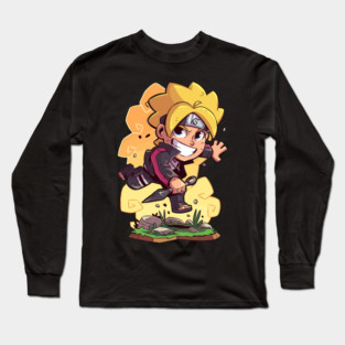Chibi Boruto Uzumaki - Cool Art Long Sleeve T-Shirt