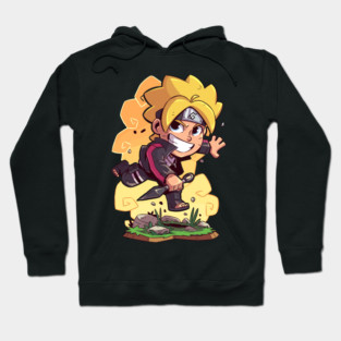 Chibi Boruto Uzumaki - Cool Art Hoodie