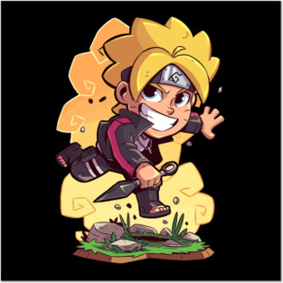 Chibi Boruto Uzumaki - Cool Art Posters and Art