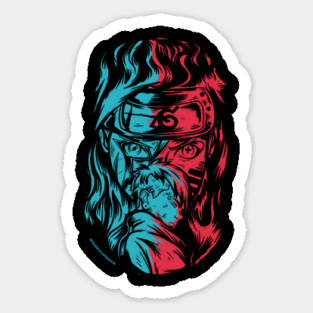 Boruto and Kawaki Cool Art Sticker