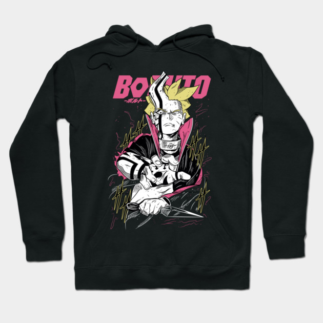 Boruto Uzumaki Cool Art Hoodie by Otaku Vibes