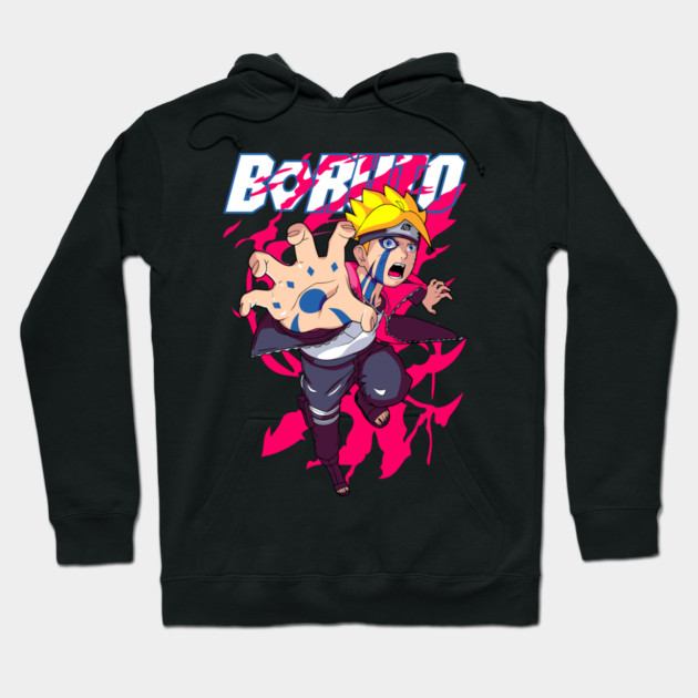 Boruto Uzumaki Cool Design Hoodie by Otaku Vibes