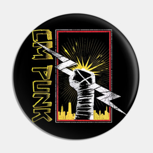 CM Punk Chicago Fist Pin