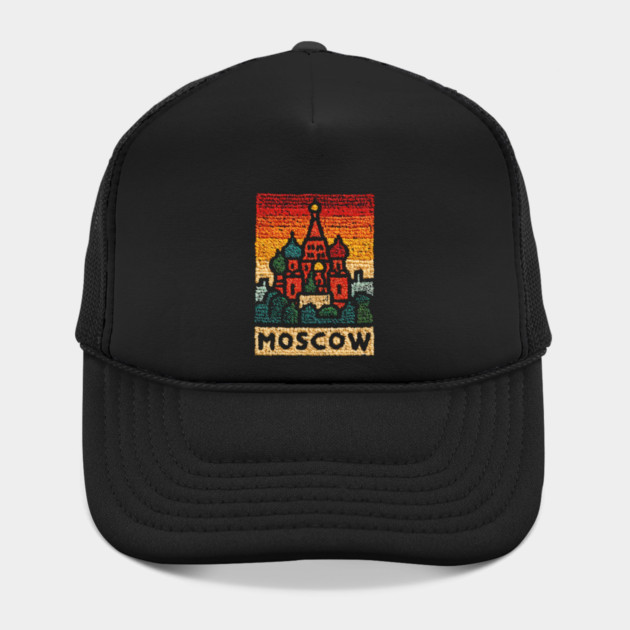 Moscow St. Basil's Cathedral Print | Retro Russian Landmark by TuncGK