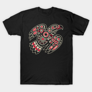 Indigenous People Alaska Indigenous Eagle Haida Tlingit Native American Day T-Shirt