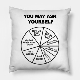 You-May-Ask-Yourself Pillow