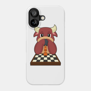 Bull Chessboard Chess Board game Phone Case