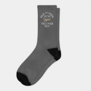 Old School Gamer Retro Design Socks