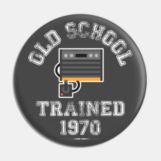 Old School Gamer Retro Design Pin