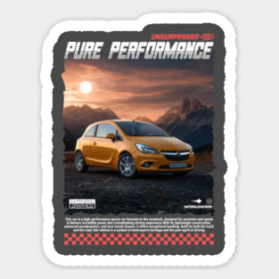 OPEL corsa car3 Sticker