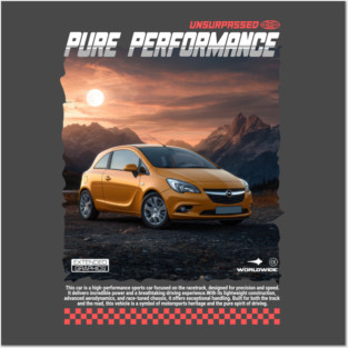 OPEL corsa car3 Posters and Art
