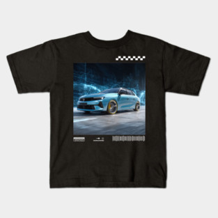OPEL astra electric car4 Kids T-Shirt