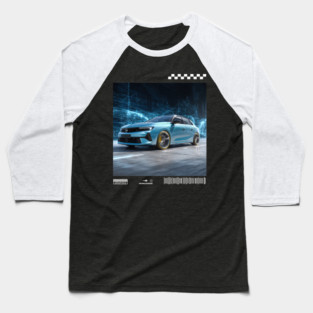 OPEL astra electric car4 Baseball T-Shirt