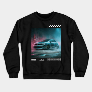 OPEL astra electric car2 Crewneck Sweatshirt