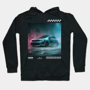OPEL astra electric car2 Hoodie