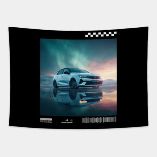 OPEL astra electric car1 Tapestry