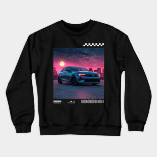 OPEL astra electric car Crewneck Sweatshirt