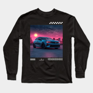 OPEL astra electric car Long Sleeve T-Shirt