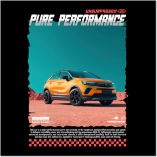 OPEL crossland car2 Posters and Art