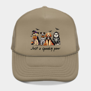 Just a Spooky Paw Halloween Dogs in Costumes Hat