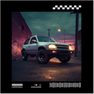 OPEL frontera car Posters and Art