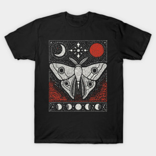 Moth under the Moon | Midnight Grimoire T-Shirt