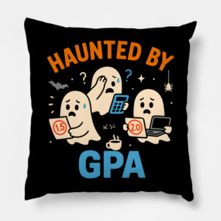 Haunted Pizza Maker Funny Halloween Ghost Pizza Gift Pillow