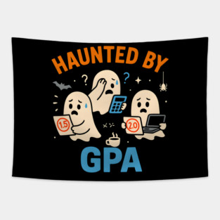 Haunted Pizza Maker Funny Halloween Ghost Pizza Gift Tapestry