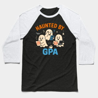 Haunted Pizza Maker Funny Halloween Ghost Pizza Gift Baseball T-Shirt