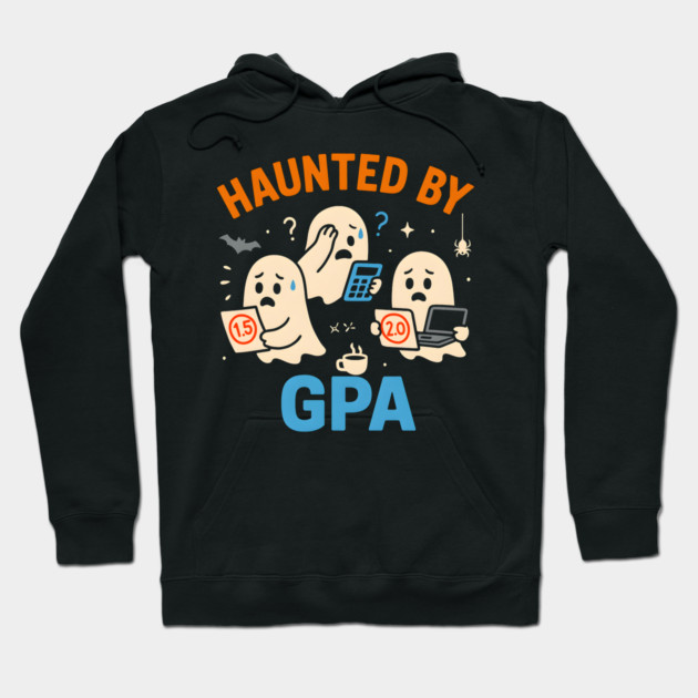 Haunted Pizza Maker Funny Halloween Ghost Pizza Gift Hoodie by MakerMind8.2