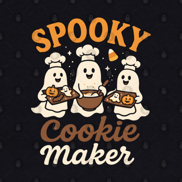 Spooky Cookie Maker Funny Halloween Ghost Baking Gift by MakerMind8.2