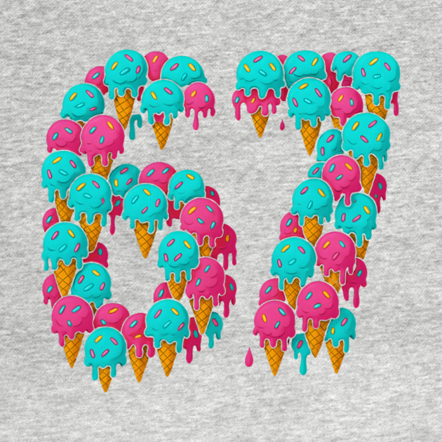 67 Icecream Meme Funny Six Seven Gen Alpha by logiamerch