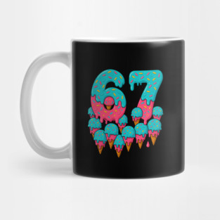 67 Icecream Meme Funny Six Seven Gen Alpha Mug
