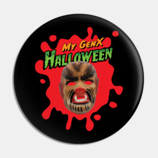 My Gen X Halloween: Wolfman Pin